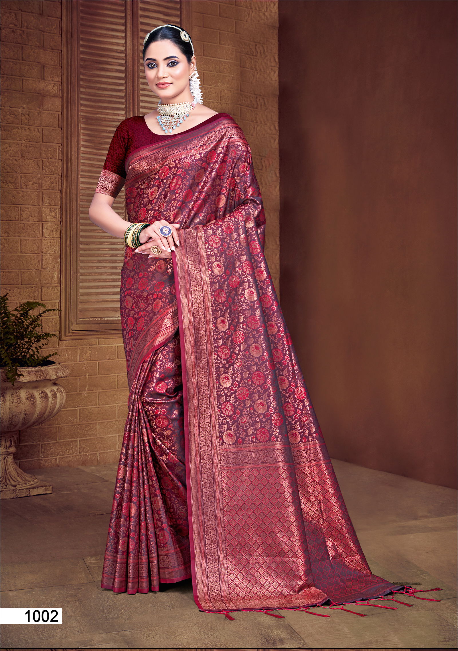 Rajwadi Vol 07 By Bunawat Wedding Wear Banarasi Silk Sarees Wholesale Price In Surat
